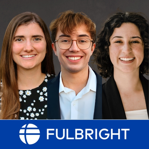 Three WKU Students and Alumni Named Alternates in Fulbright US Student Program