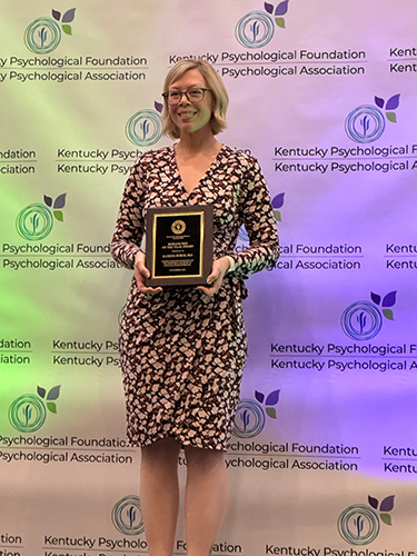 Dr. Katrina Burch awarded Researcher of the Year by Kentucky Psychological Association