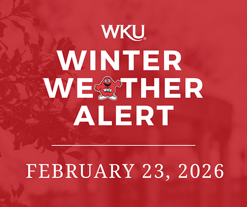 WKU Winter Weather Alert for Monday, February 23