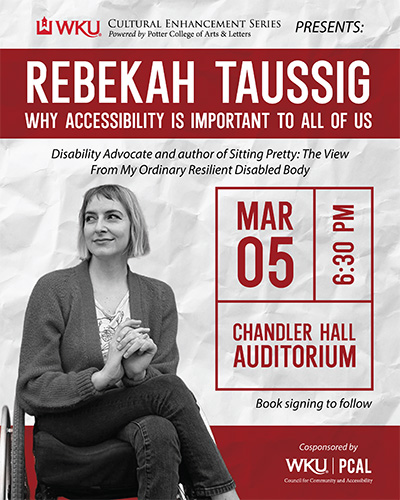 PCAL to Host “Why Accessibility Is Important to All of Us” with Rebekah Taussig