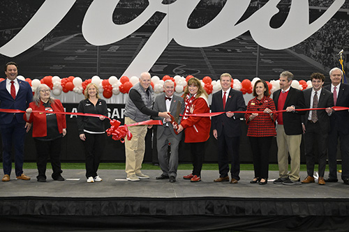 WKU celebrates opening of Tim and Sarah Ford Fieldhouse with building dedication and ribbon cutting ceremony