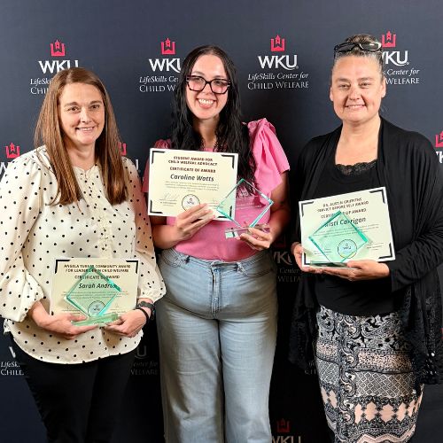 LCCWEAR recognized individuals for outstanding contributions to child welfare in Kentucky
