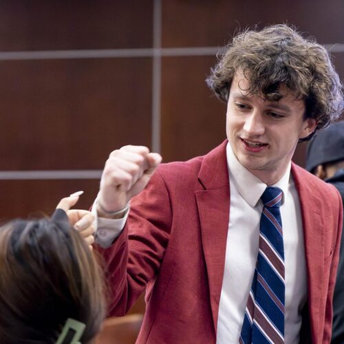 SGA President Rush Robinson Connects Philosophy and Student Leadership