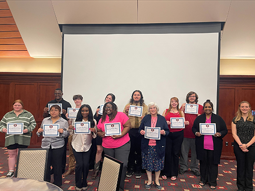 WKU’s Chapter of the National Society of Leadership and Success inducts 50 news members