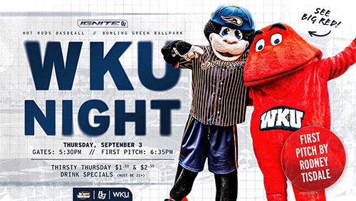 WKU Night at the Hot Rods to bring Hilltoppers and Bowling Green community toget...