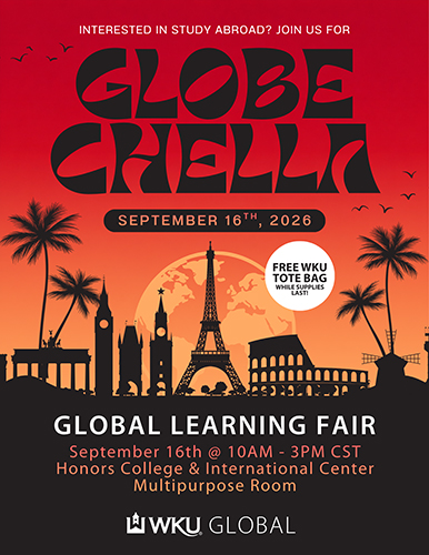 Global Learning Fair, September 16, 2026 at 10 a.m. in HCIC Multipurpose Room