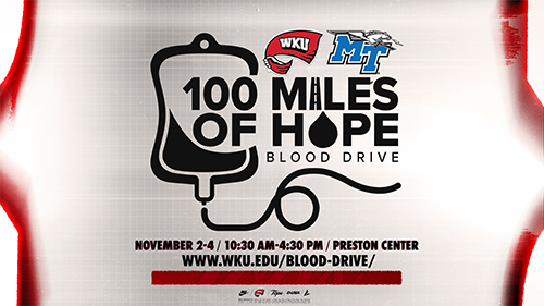 100 Miles of Hope Blood Drive November 2-4