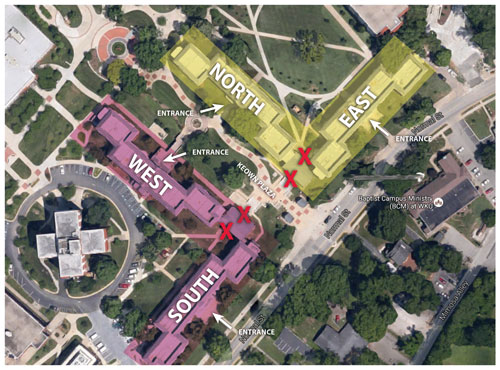 Special Move-in Information for Northeast & Southwest Halls