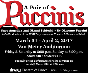 WKU departments team up to present 'A Pair of Puccinis'