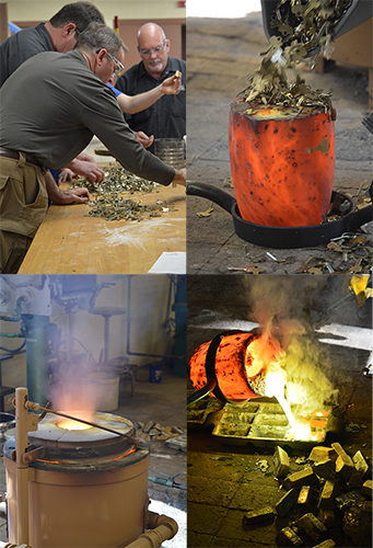 WKU melting old keys for classroom projects