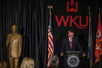 Statue of Rep. Jody Richards unveiled on campus