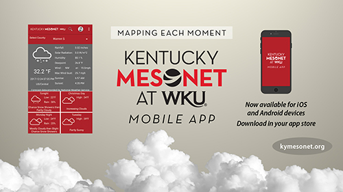 Kentucky Mesonet at WKU releases iOS app for weather data