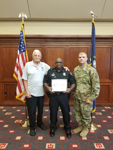 WKU Police Chief receives Department of Defense/ESGR Patriot Award