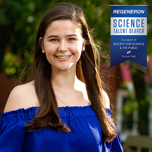 Sydney Wheeler Named a 2019 Regeneron Science Talent Search Scholar