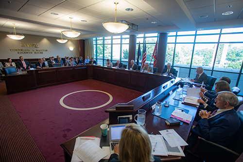 Board of Regents to conduct quarterly meeting March 1