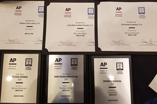 WKU staff, students honored in AP Broadcasters competition