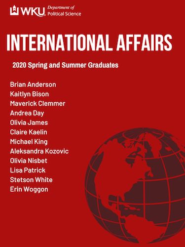2020 Spring and Summer Graduating International Affairs Seniors