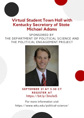 Michael Adams Student Town Hall