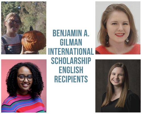 Students Receive Benjamin A. Gilman International Scholarship