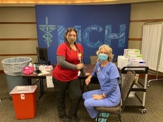 WKU Nursing student, instructor help administer COVID-19 vaccine