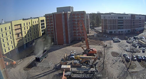 Livestream of Barnes Campbell Hall Demolition