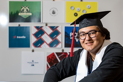 Garcia Lopez graduates with experience as an advertising and branding creative