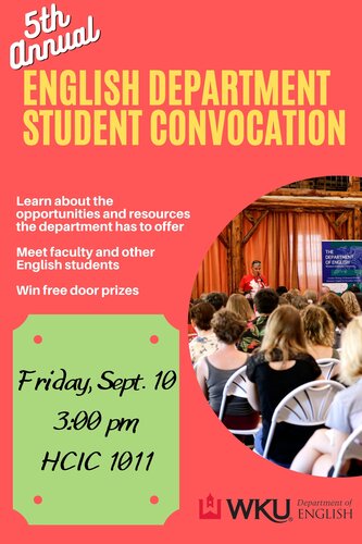 5th Annual English Majors Convocation