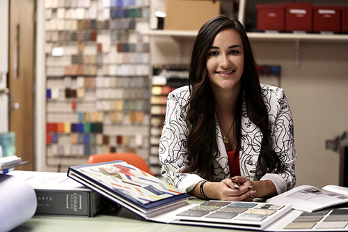 CHHS Student Thrives in Interior Design Community