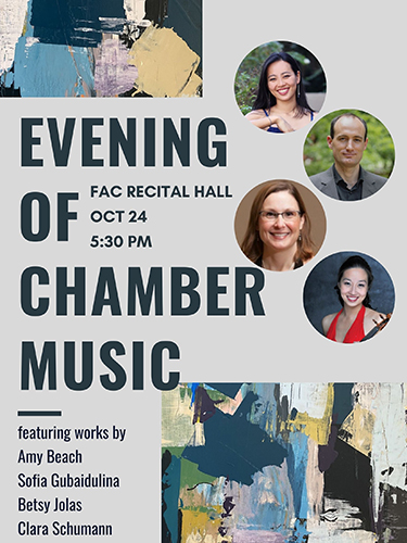 Evening of Chamber Music to feature works by female composers