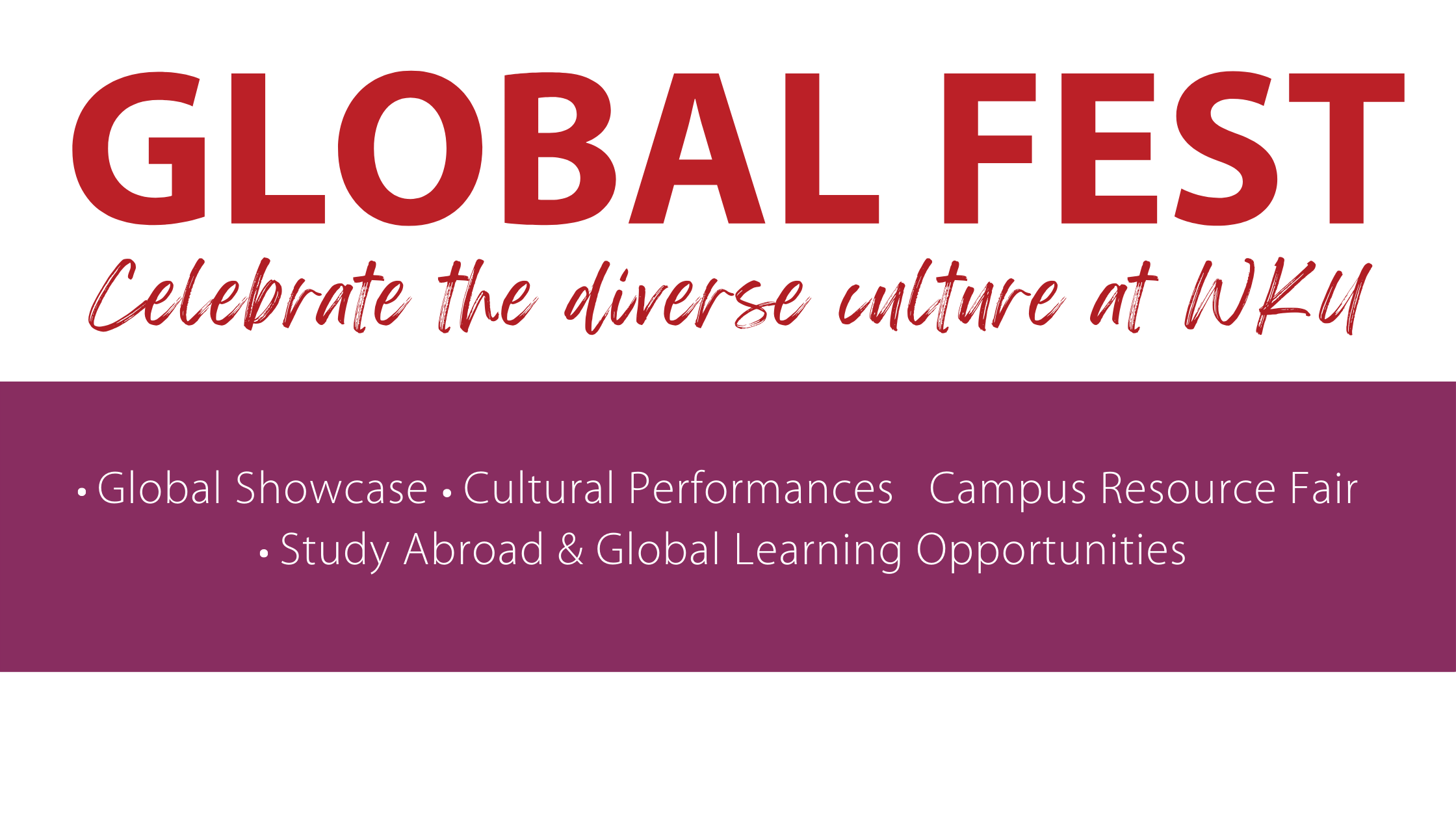 global fest banner