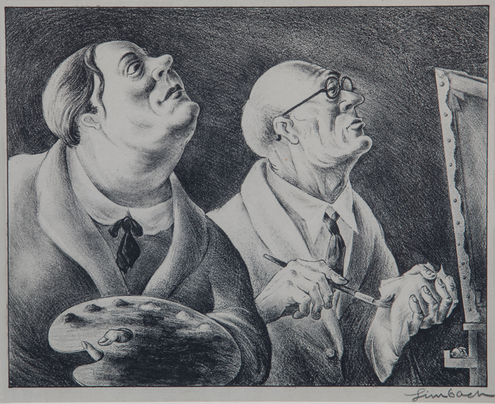 The Two Artists in KY Museum Print Collection