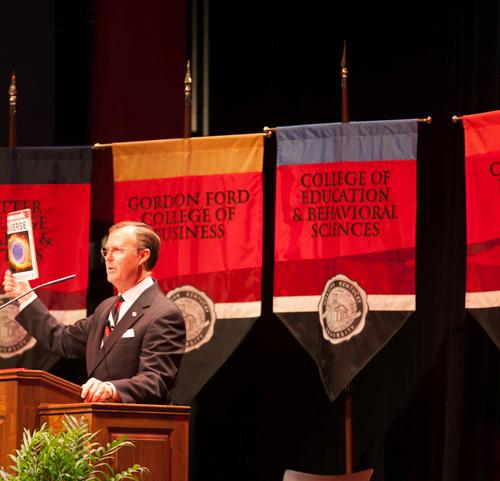 President Gary A. Ransdell at Opening Convocation