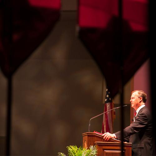 President Gary A. Ransdell at Opening Convocation 