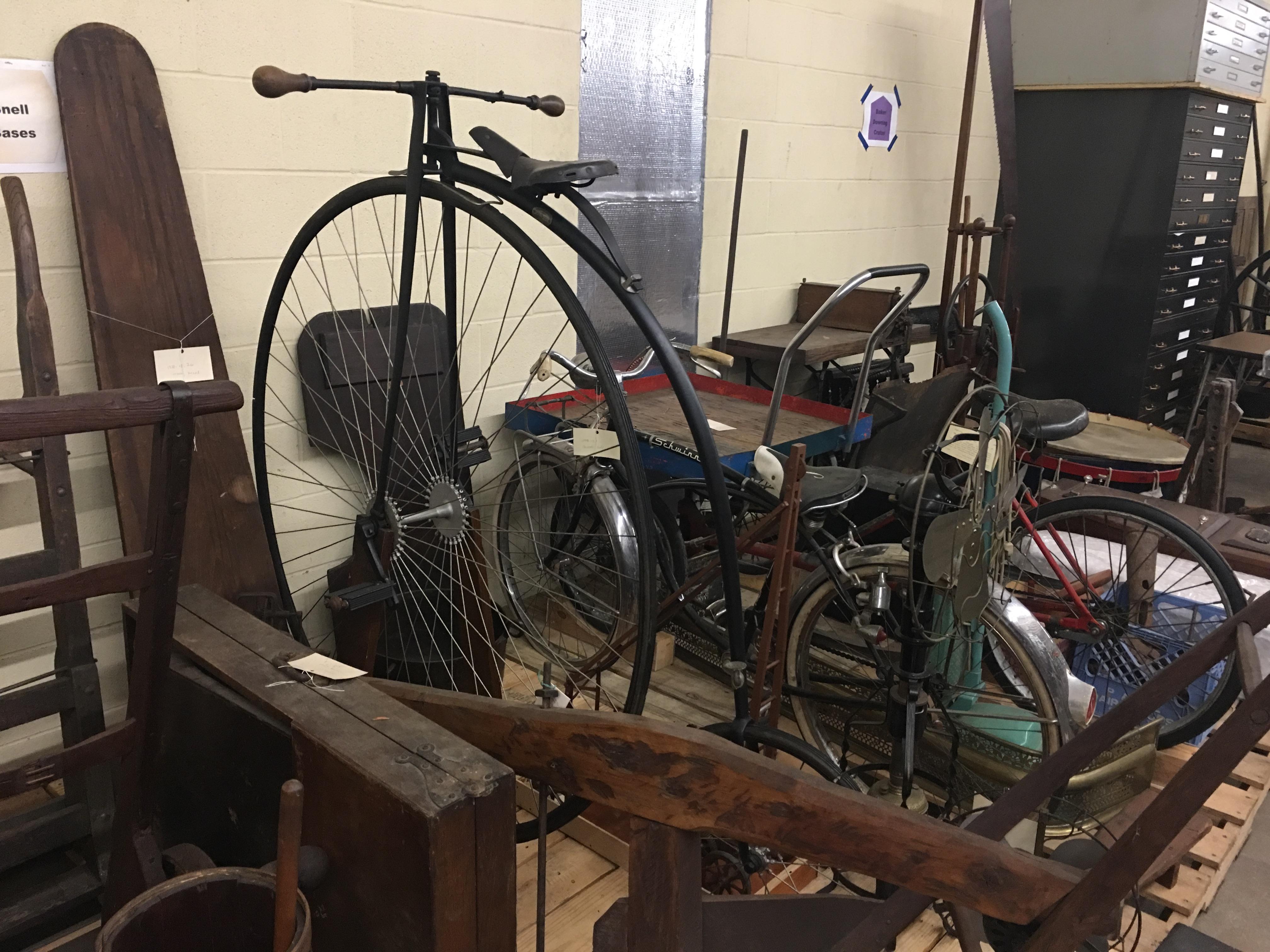 Victorian bicycle is just one of many interesting artifacts 