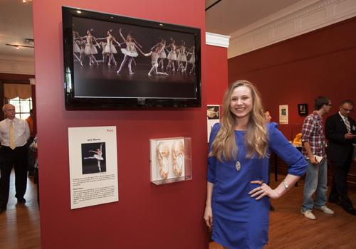 Sara Mearns' Pointe Shoes are also highlighted by a video of her dancing the lead in Swan Lake.