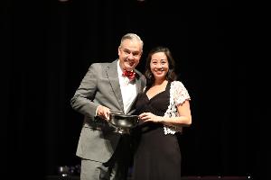 View University Award for Teaching winner Dr. Ching-Yi Lin, Associate Professor in the Department of Music Larger