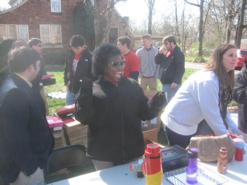 Leadership & Volunteerism Coordinator, Ms. Crystal Hardeman, is excited about Walk-A-Mile In Her Shoes 2013