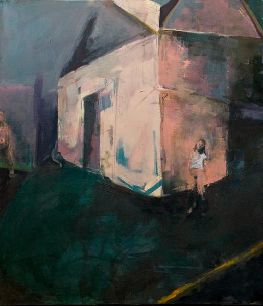 Jenni Dickens, Stay, oil on canvas