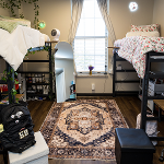 Lofted beds in Regents Hall