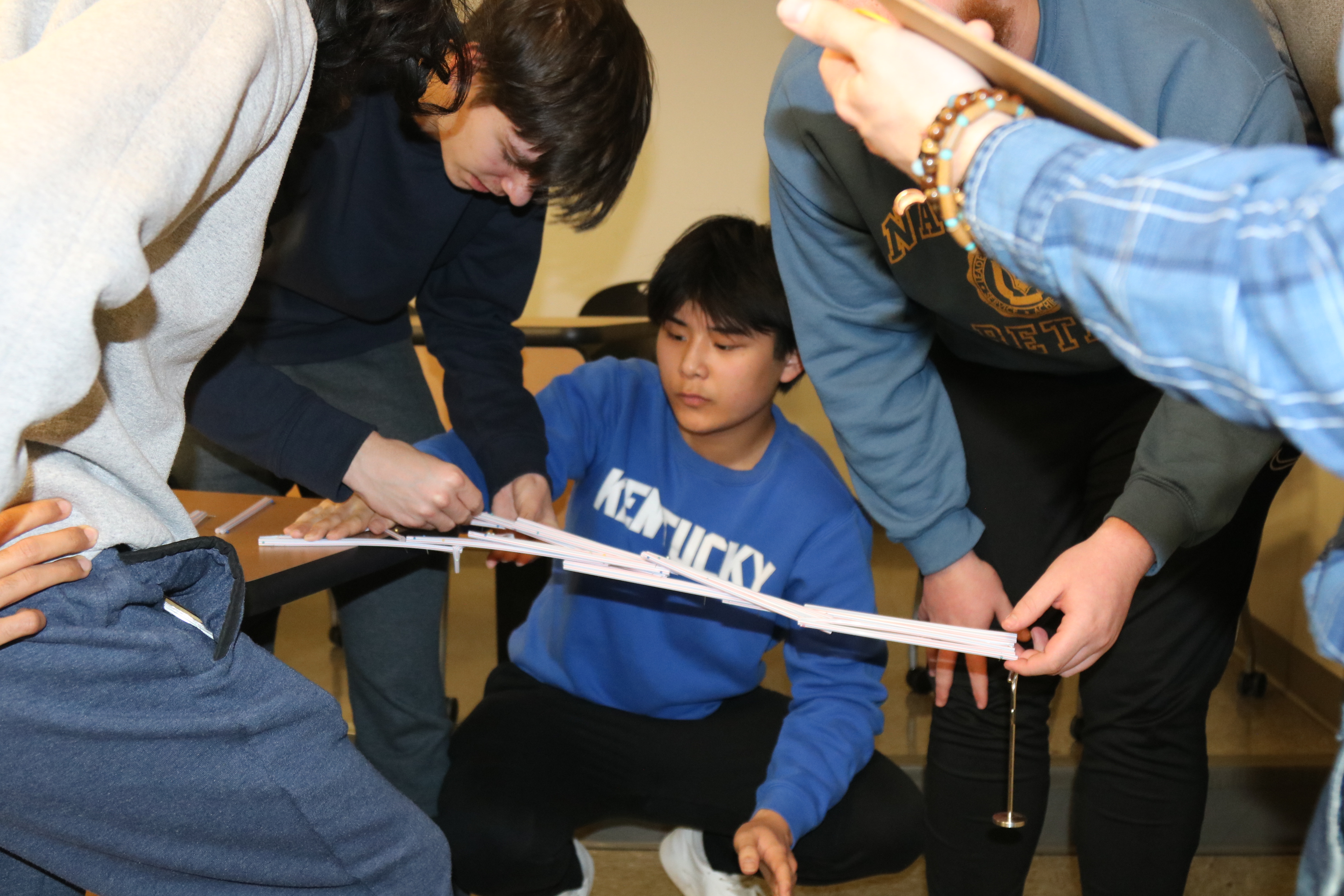 The Avengers team impromptu activity