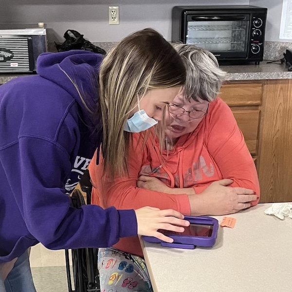 This project helped seniors improve technology skills.