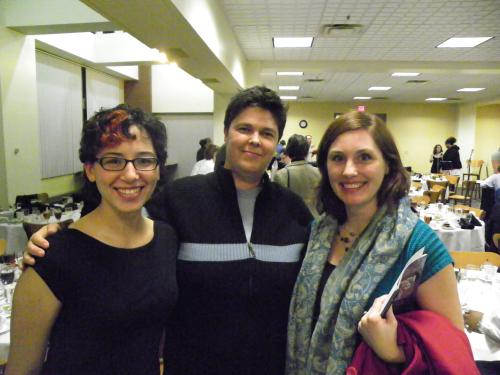 Stefanie Maloney(WS student), Kristi Branham (WS Faculty), and Leslie Nichols (WS student)