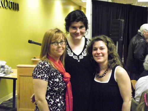 Renee Purdy (WS office associate), Leigh Gasking (WS student assistant), and Dawn Hall (WS faculty fellow)