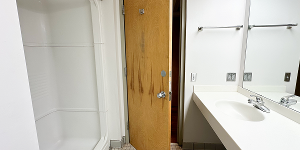 Zacharias Hall bathroom