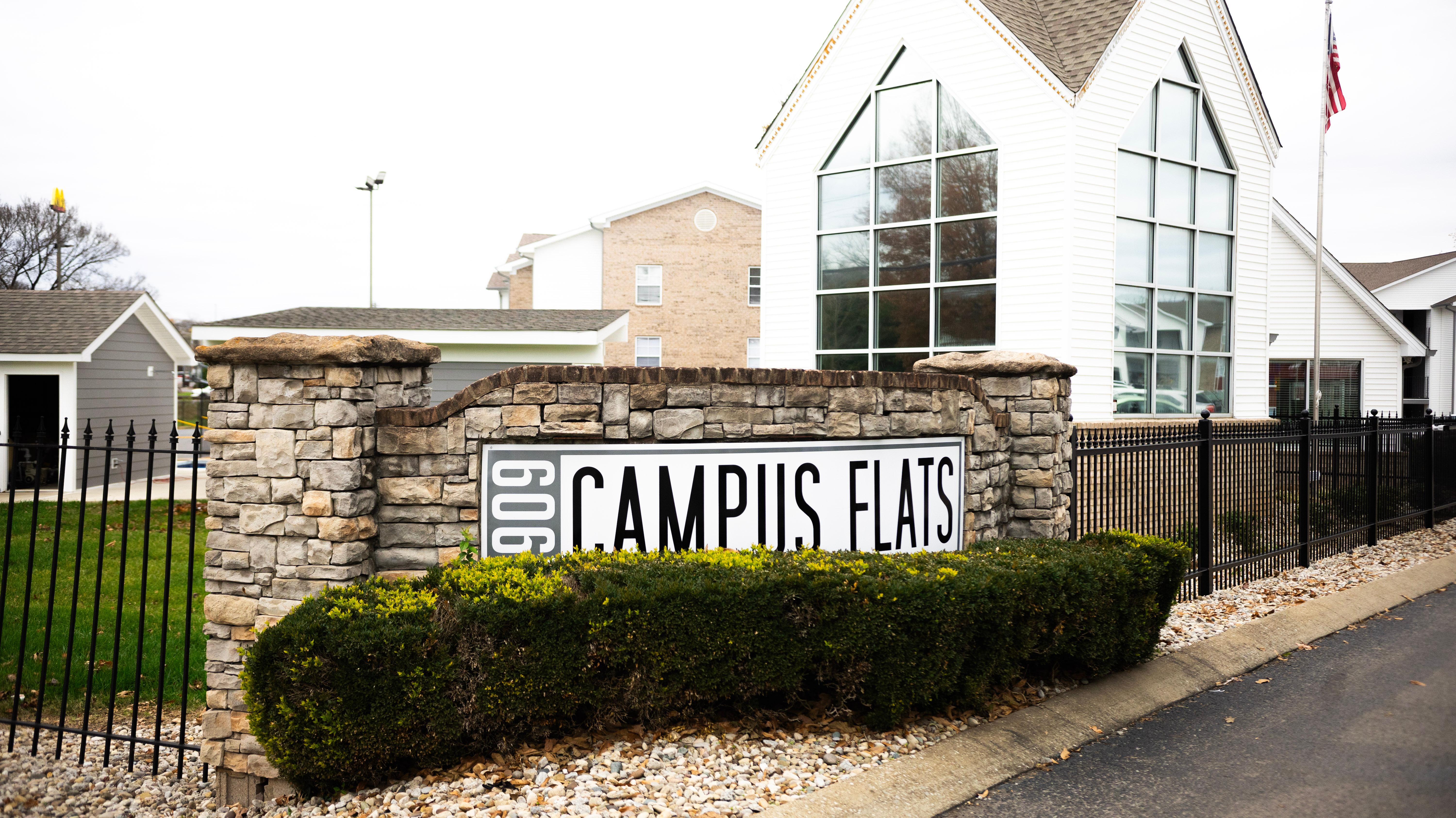 Campus Flats sign 