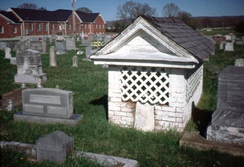 Brick Grave House, Hillsboro United Methodist Church, Hillsboro, TN (MS308) 
