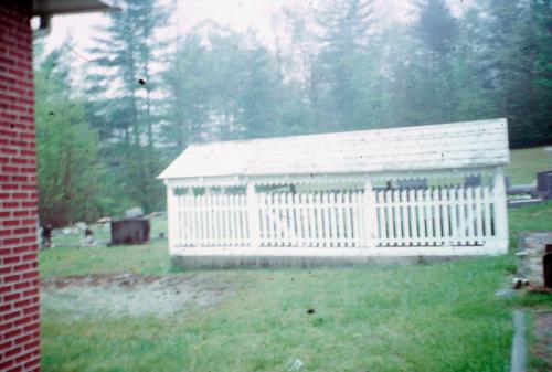 Gravehouse, Antioch Baptist Church, Pickens Co., SC (MS315)