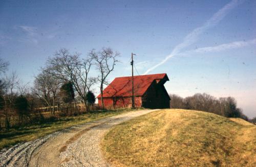 Barn with Hay Fork Canton, KY (Bn1)