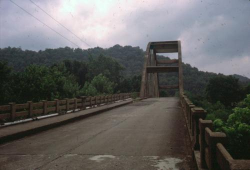 Concrete Arch Bridge built in the 1920s, Prestonsburg, KY (Br108)