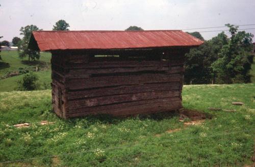 Log Corn Crib Holland, KY (Bn24)